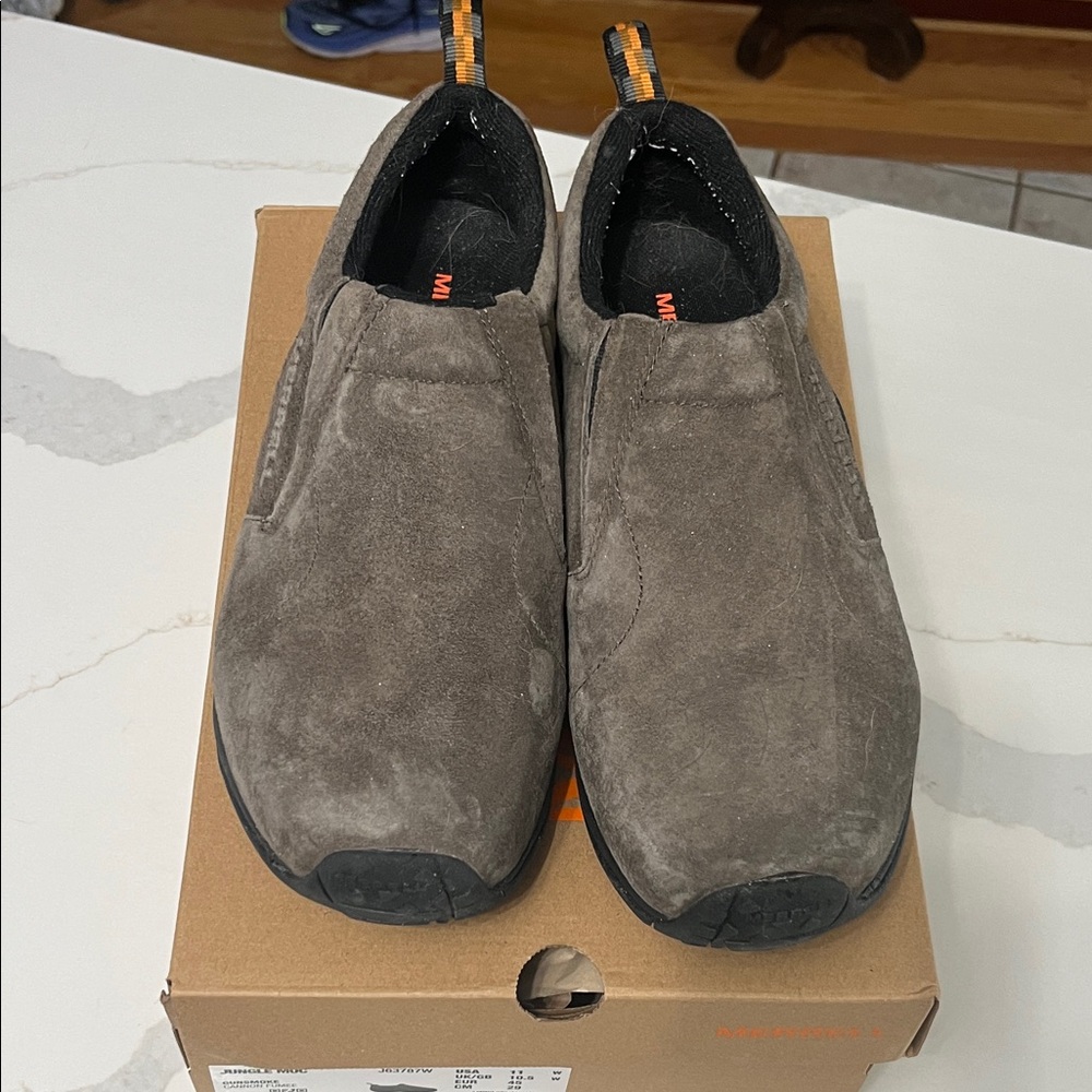 Merrell Men's Charcoal Suede Loafers
